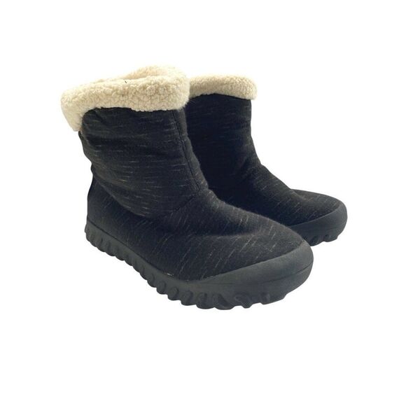 BOGS Women's NWT Bmoc Mid II Waterproof Ankle Fleece Lined Winter Boots Size 10 - Picture 2 of 8